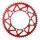 ADAPTABLE REAR SPROCKET 50CC GEARED MOTORCYCLE VOCA BESTIA SHERCO 50 SUPERMOTARD 2002>2013, 50 SE R ENDURO 2014>2017, 50 SM RS FACTORY 2018>2020 428 53 DTS ALUMINIUM CNC RED (DIAMETER 110/125/8.5)