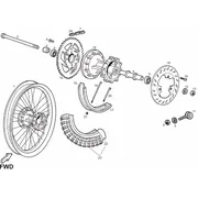 Roue arrière