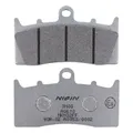 BRAKE PAD SET NISSIN FOR BMW 850 R R 2002> FRONT, 1100 R S 2000>2006 FRONT, 1150 R R 1999>2006 FRONT, 1200 R R 2006>2014 FRONT, 1300 K R 2009>2015 FRONT, 1600 K GT 2010> FRONT (A0610) (SEMI METAL) -ECE R90