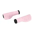 GRIP CITY HERRMANS NUCORE TOWN ERGONOMIQUE WITH LOCK-ON PINK CLAIR L 130 mm DIAMETER 22 mm (PAIR CARDED)
