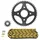KIT CHAINE ADAPTABLE YAMAHA 50 TZR 1997>2000 420 12x47 (DIAM COURONNE 54/92/10.5) (DEMULTIPLICATION ORIGINE) -AFAM