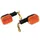 CLIGNOTANT SCOOT ADAPTABLE PEUGEOT 50 TKR, TREKKER, SQUAB AR ORANGE/NOIR FILETAGE PAS 1,25 mm (PAIRE) ** -REPLAY