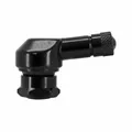TYRE VALVE MOTORCYCLE TUBELESS ANGLED ALUMINIUM CNC BLACK (DIAMETER 11,3 mm) (SOLD INDIVIDUALLY) -AVOC