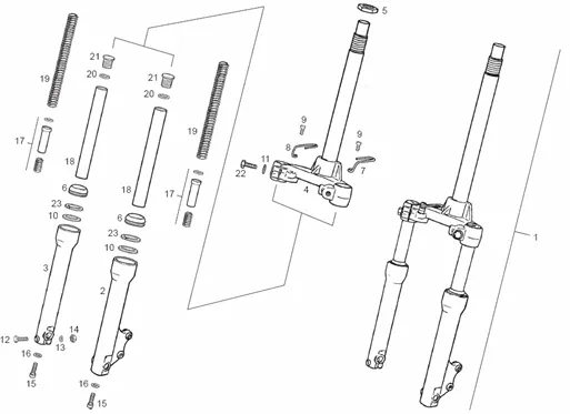 Fourche avant