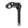 POTENCE CITY A PLONGEUR REGLABLE POUR CINTRE 25.4mm L 115m NOIR (plongeur 180mm) SANS OUTIL - SUR CARTE NEWTON