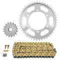 KIT CHAINE ADAPTABLE SUZUKI 750 GSX R 2011>2017 525 17x45 (DIAM COURONNE110/130/10.5) (DEMULTIPLICATION ORIGINE) -AFAM