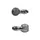 CLIGNOTANT MOTO TAAC FR16 7 LEDS FUME/CHROME ALU (M10 / LONG 42mm / H 27mm) (PAIRE) QUALITE PREMIUM -HOMOLOGUE ECE