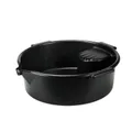 BAC DE VIDANGE MULTI-USAGES PRESSOL EN POLYETHYLENE GRADUE AVEC POIGNEES NOIR 6L (VENDU A L'UNITE)