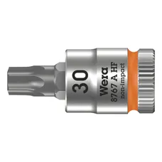 DOUILLE TORX WERA 8767 A ZYKLOP 1/4 T30 LONGUEUR 28 mm (VENDU A L'UNITE) -MARQUE ALLEMANDE POUR LES ATELIERS
