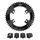 ROAD CHAINRING 4-BOLT DIA. 110 FOR SHIMANO ULTEGRA R8000/R8050 MICHE 50T OUTER BLACK 11-SPEED