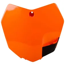 PLAQUE NUMERO/TETE DE FOURCHE MOTO POLISPORT KTM 125 SX, 250 SX-F, 150 XC, 200 XC 2013>2015 ORANGE KTM