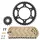 KIT CHAINE ADAPTABLE YAMAHA 700 MT-07 ABS 2014>2024, XSR 700 2016> 525 16x43 (DIAM COURONNE 110/130/10.5) (DEMULTIPLICATION ORIGINE) -JT SPROCKETS/DID
