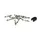 CORPS OF VALVE FOR TUBELESS P2R SILVER PRESTA - VALVE CORE OF VALVE AND TOOL INSTALLATION/DEMONTAGE (LOT OF 10PCS)