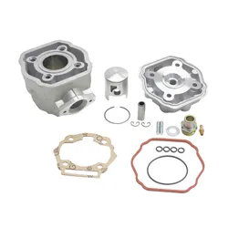 HAUT MOTEUR 50 A BOITE ADAPTABLE DERBI 50 SENDA 2006>, GPR 2006>/GILERA 50 SMT 2006>, RCR 2006> (MOTEUR PIAGGIO EURO 3) -ALU NIKASIL AIRSAL