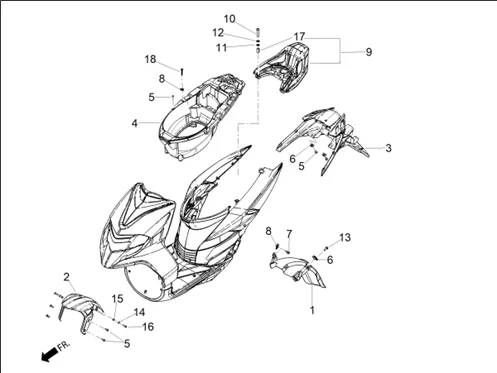 Carrosserie posterieure
