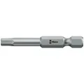EMBOUT WERA 840/4 HEX PLUS Z 1/4 6 PANS/ALLEN 3 mm L 50 mm -MARQUE ALLEMANDE POUR LES ATELIERS