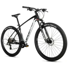 VELO MUSCULAIRE VTT 29 LEADER FOX EVOLUTION 2025 MIXTE NOIR MAT 8V CADRE 16 POUCES (TAILLE ADULTE 160 à 168 cm)
