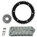 KIT CHAINE ADAPTABLE HONDA 800 VFR F 1998>2005 530 17x43 (DIAM COURONNE 154/176/8.25) (DEMULTIPLICATION ORIGINE) -AFAM