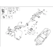 Circuit electrique arrière