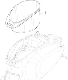 Logement casque - Dessous de selle