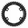 PLATEAU ROUTE 4BRA D.110 POUR SHIMANO ULTEGRA R8100/8170 DURA-ACE R9200/9270 105 R7100 TA X110 42DTS EXTERIEUR NOIR 12V. (PENSER A COMMANDER LE KIT INTRAVIS CORRESPONDANT)