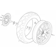 Roue arrière
