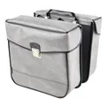 BICYCLE PANNIER SPORFABRIC S14 TUC MOUNTING KIT CROCHET - EFFET CUIR GREY (LG33XL11XH28) (PAIR)