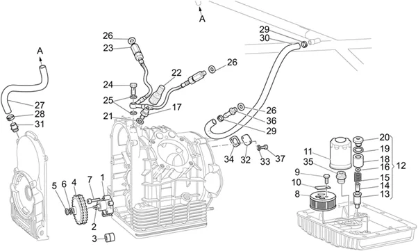 Alimentation - pompe huil
