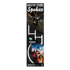 AUTOCOLLANT/STICKER REFLECTIVE FOR SPOKE OF BICYCLE BLACK (SET OF 30) -REFLECTIVE BERLIN