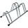 PARKING RACK 3 BICYCLES WITH OFFSET (LG79XL39XH27/38 cm)