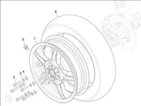 Roue avant