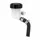 RESERVOIR/TANK OF BRAKE MASTER CYLINDER RADIAL ROUND DIAMETER 42 mm CAP ALUMINIUM CNC BLACK (OUTLET ON THE SIDE) -P2R