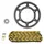 KIT CHAINE ADAPTABLE DERBI 50 SENDA DRD SM XTREME 2011>2017 420 11x53 (DIAM COURONNE 108/123/6.5) (DEMULTIPLICATION ORIGINE) -AFAM