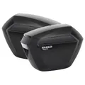 SIDE CASE/PANNIER SHAD SH23 23L BLACK BRUT (FITTING KIT 3P SYSTEM SOLD SEPARATELY) (D0B23100) (PAIR)