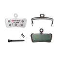DISC BRAKE PAD SET MTB AVID XO TRAIL, ELIXIR 9 AND ELIXIR 7 TRAIL, SRAM G2 ULTIMATE AND RSC, GUIDE ULTIMATE, RSC, RS, R, T (SWISSSTOP ORGANIC - DISC 31E)(PAIR CARDED) - COMPATIBLE E-BIKE