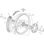Roue AV nue