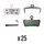 PLAQUETTE DE FREIN VTT AVID XO TRAIL, ELIXIR 9 ET ELIXIR 7 TRAIL, SRAM G2 ULTIMATE ET RSC, Guide Ultimate, RSC, RS, R, T (SWISSSTOP ORGANIC - DISC 31E)(VENDU PAR 25) - COMPATIBLE VAE