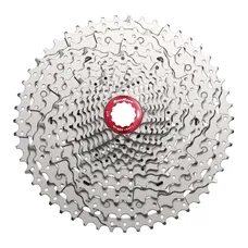 CASSETTE 12V. SUNRACE MZ800 11-51 VTT COMPATIBLE SHIMANO METALLIC ARGENT (LIVRE EN BOITE) (11-13-15-17-19-21-24-28-33-39-45-51)