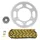KIT CHAINE ADAPTABLE DERBI 50 GPR RACING 2004>2005, 50 GPR 2004>2005 420 14x53 (DIAM COURONNE 108/123/6.5) -AFAM
