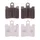 BRAKE PAD SET CL BRAKES FOR YAMAHA 1300 FJR 2006> FRONT/TRIUMPH 1215 TROPHY 2012>2014 FRONT (2 SETS OF 2 BRAKE PADS) (1175 XBK5 SPORT SINTERED METAL)