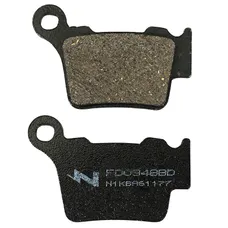 PLAQUETTE DE FREIN NEWFREN POUR BMW 450 G X 2008>2011 AR / KTM 125 SX 2004> AR, 450 SMR 2007> AR / RIEJU 450 MRX 2008> AR / 250-300 SE F 2014> AR (FD0348BD) (DIRT ORGANIQUE)