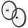 ROUES ROAD DISC 700 MICHE SWR EVO 40 CENTERLOCK CARBON BLACK CASSETTE SHIMANO HG 12-SPEED THRU AXLE 12/100 AND 12/142 (PAIR) - TUBELESS READY