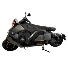 TABLIER COUVRE JAMBE TUCANO POUR BMW CE 04 2021> (R233PRO-X) (TERMOSCUD PRO 4 SEASON) (SYSTEME ANTI-FLOTTEMENT SGAS)