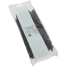 CLAMP OF SERRAGE NYLON TYPE RILSAN 4,6X200MM BLACK (PER 100)
