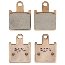 BRAKE PAD SET NEWFREN FOR KAWASAKI 600 ZX-6R NINJA 2007>2017 FRONT, 1000 Z 2007>2009 FRONT, 1400 ZZR 2006> FRONT/SUZUKI 1300 GSX B-KING 2007> FRONT (FD0419SP) (SPORT TT PRO SINTERED METAL)