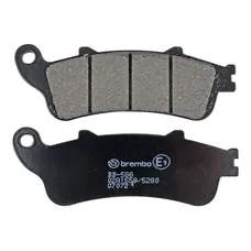 PLAQUETTE DE FREIN BREMBO POUR HONDA 250 FORZA 2000>2004 AV, 400 FJS SILVERWING 2006>2008 AV, 600 FJS SILVERWING 2001>2008 AV/PEUGEOT 125 LOOXOR 2003>2007 AV (SCOOTER CARBONE CERAMIQUE) -07072CC