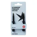 TUBELESS VALVE PRESTA SCHWALBE 60 mm VALVE CORE REMOVABLE (SOLD AS A PAIR CARDED)