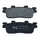 BRAKE PAD SET NEWFREN FOR KAWASAKI 125 J 2016> REAR, 300 J 2014>2021 REAR/KYMCO 125 DOWNTOWN 2009>2015 REAR, 300 PEOPLE S 2020>REAR, 125 X-TOWN 2020> REAR (FD0460BE) (ELITE ORGANIC)