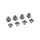 CHAINRING BOLT SET STRONGLIGHT MTB DOUBLE STAINLESS STEEL (SET OF 4) - CHAINRING BOLT AND NUT