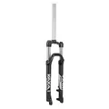 MTB FORK 27.5 " ZOOM VAXA 28 BLACK ADJUSTABLE/BLOCABLE DEB. 100 mm PIVOT LISSE 295 mm 1''1/8-28,6 OUTER COMPATIBLE DISC